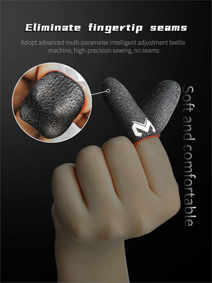 Silver Fiber PUBG Finger Sleeve
